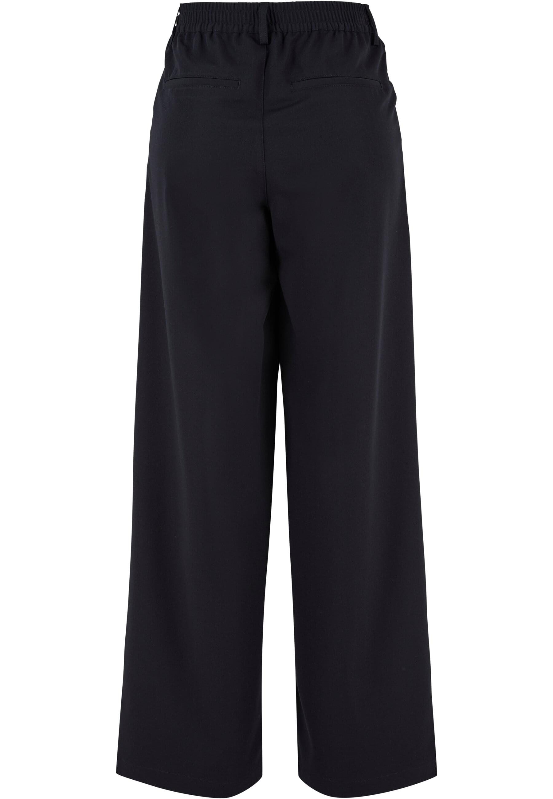 URBAN CLASSICS Stoffhose Urban Classics Damen Ladies Ultra Wide Pleat-Front günstig online kaufen