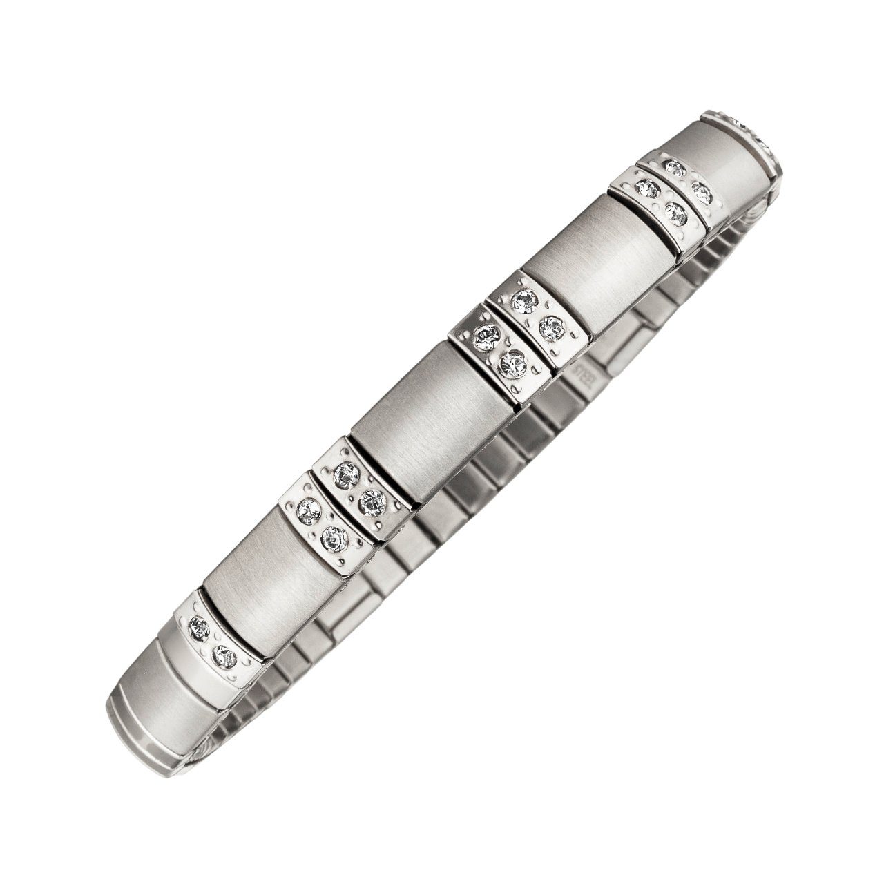 MAGNETIX WELLNESS Edelstahlarmband Flexi-Magnetarmband Matt-Glanz Design günstig online kaufen