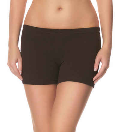 Ladeheid Leggings Damen Shorts Radlerhose Unterhose Hotpants kurze Hose Boxers LAMA05 (1-tlg) elastischer Bund