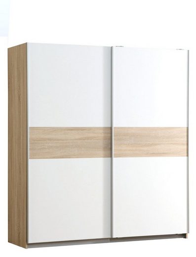 expendio Kleiderschrank »Wisal 15« Sonoma Eiche / weiß ...