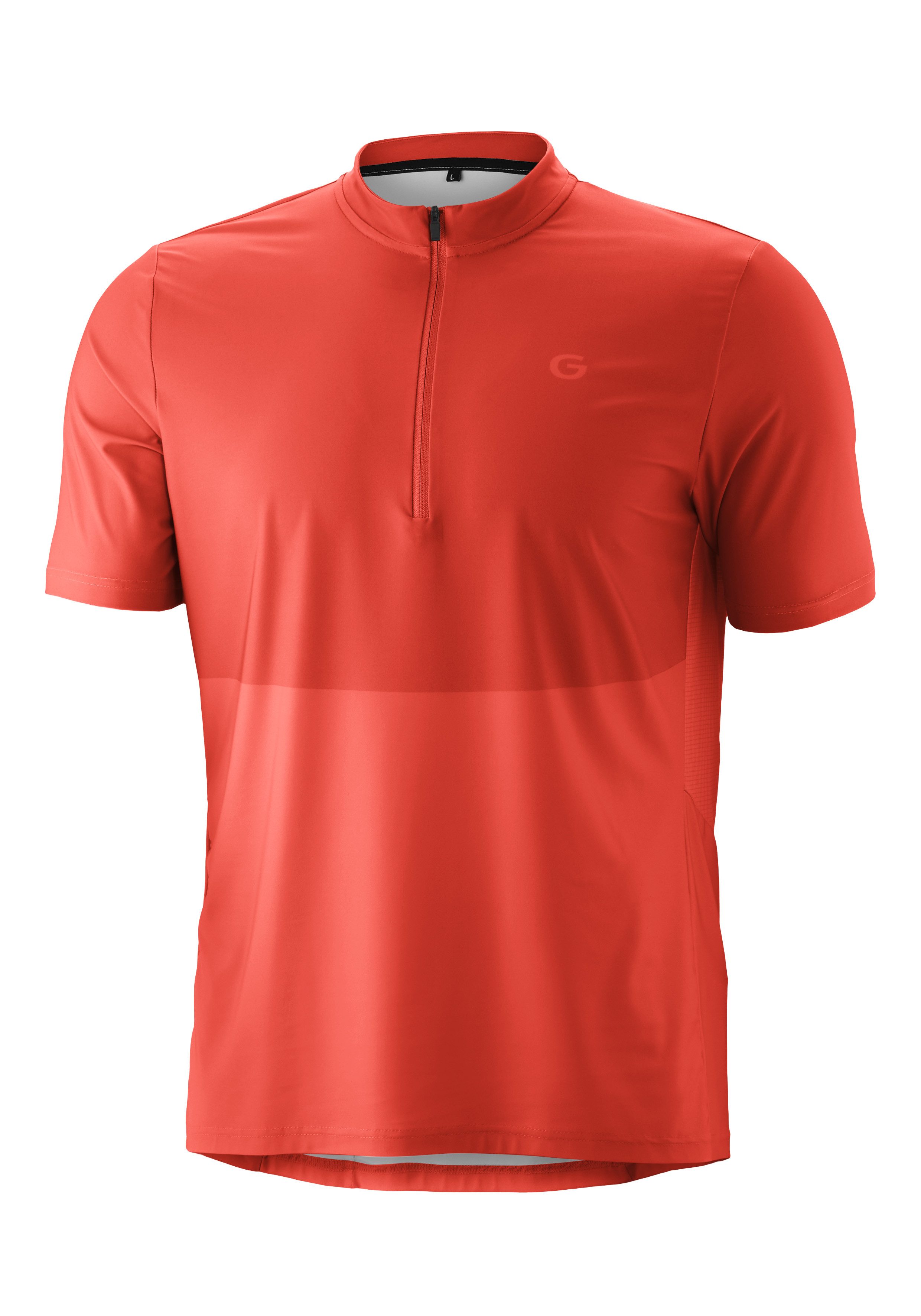 Gonso Radtrikot Adventure Jersey Halfzip M Herren Fahrradtrikot, modernes Half-Zip Trikot mit Rückentasche