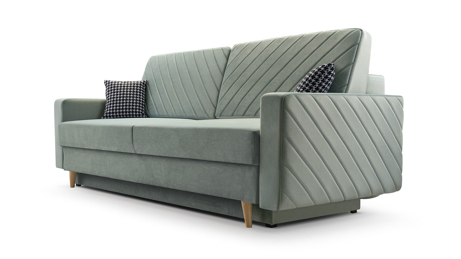 MOEBLO Schlafsofa CALIFORNIA, Sofa aus Samtstoff günstig online kaufen