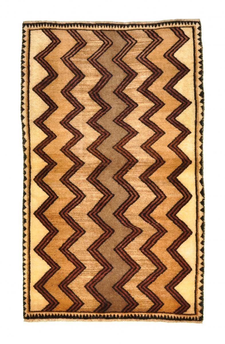 Orientteppich Perser Gabbeh Alt 104x172 Orientteppich, Höhe: Nain Trading, Moderner mm rechteckig, 18 Handgeknüpfter