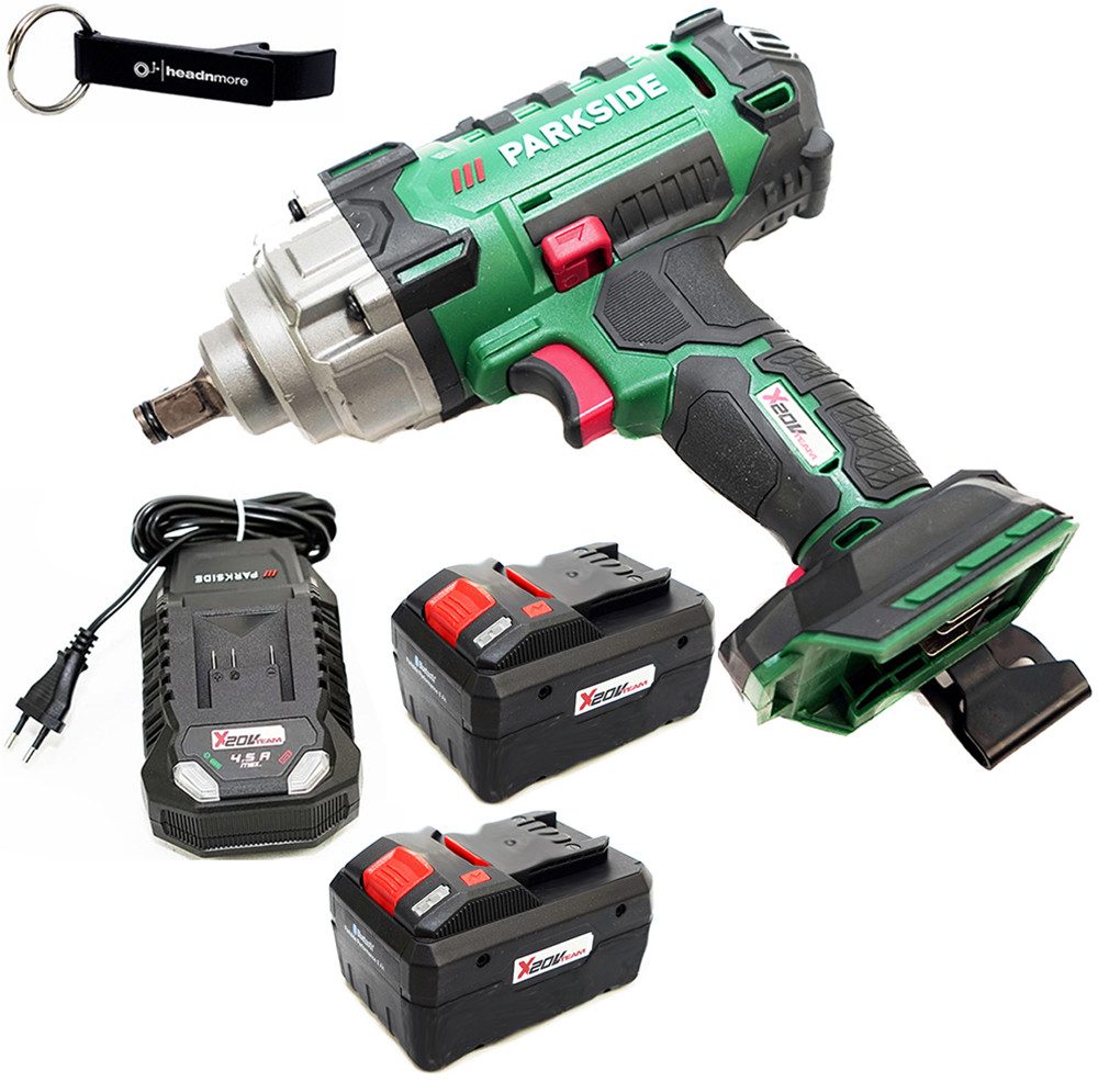 Parkside Akku-Schlagschrauber 20V Akku Drehschlagschrauber PASSK 20 inkl. Transportkoffer, 400 Nm, 5 vorwählbare Drehmomentstufen