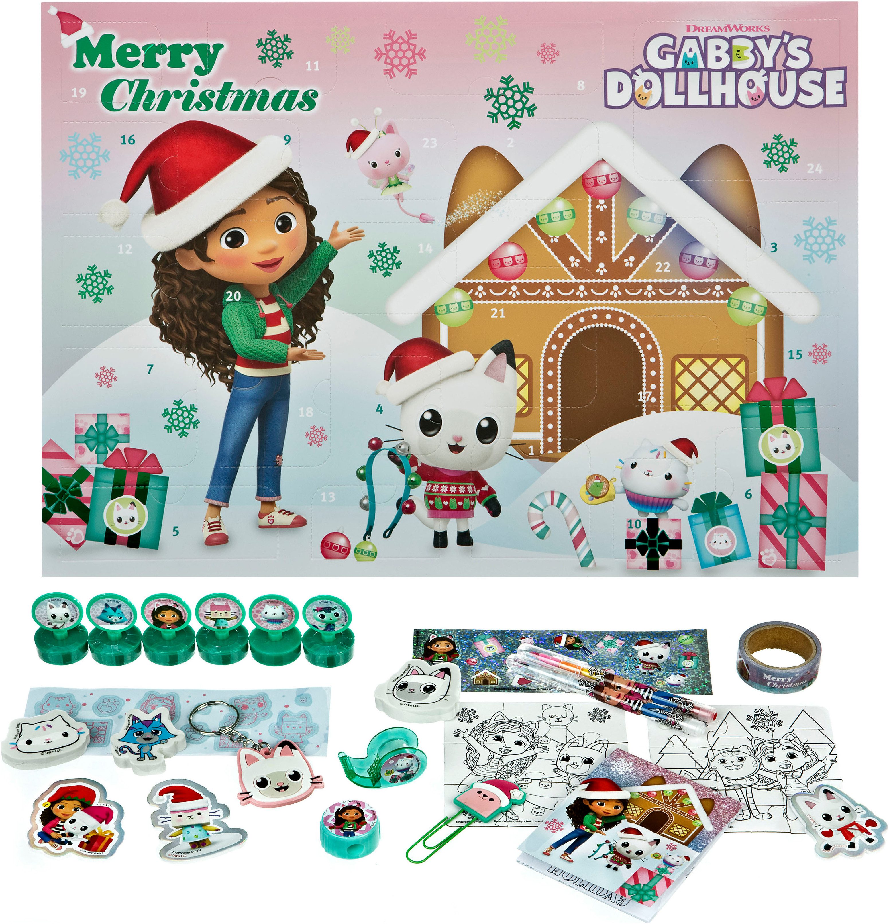 UNDERCOVER Spielzeug-Adventskalender Gabby's Dollhouse (24-tlg) günstig online kaufen