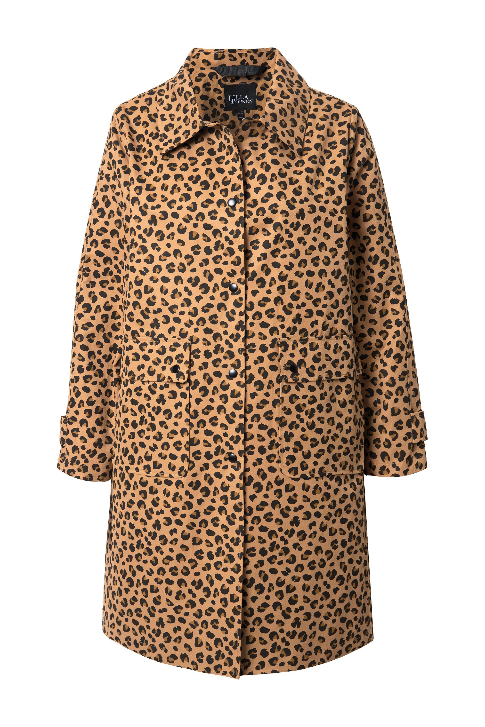 Ulla Popken Wintermantel HYPRAR Funktionsmantel Leomuster wasserabweisend günstig online kaufen