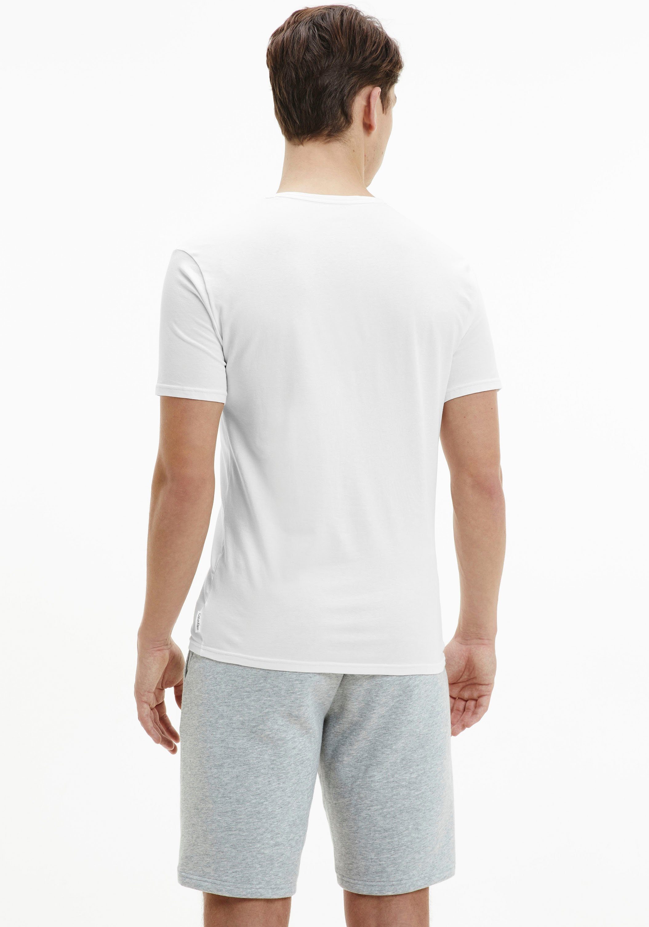 mit T-Shirt Klein Calvin »Modern Cotton Stretch« Underwear Rundhalsausschnitt (2er-Pack)