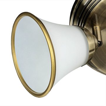 Licht-Erlebnisse Deckenstrahler GRANDO, ohne Leuchtmittel, Jugendstil E14 Lampe