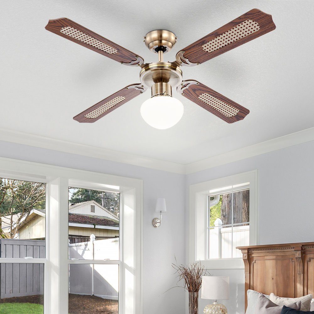 GLOBO LIGHTING Deckenventilator, Deckenventilator mit Zugschalter günstig online kaufen