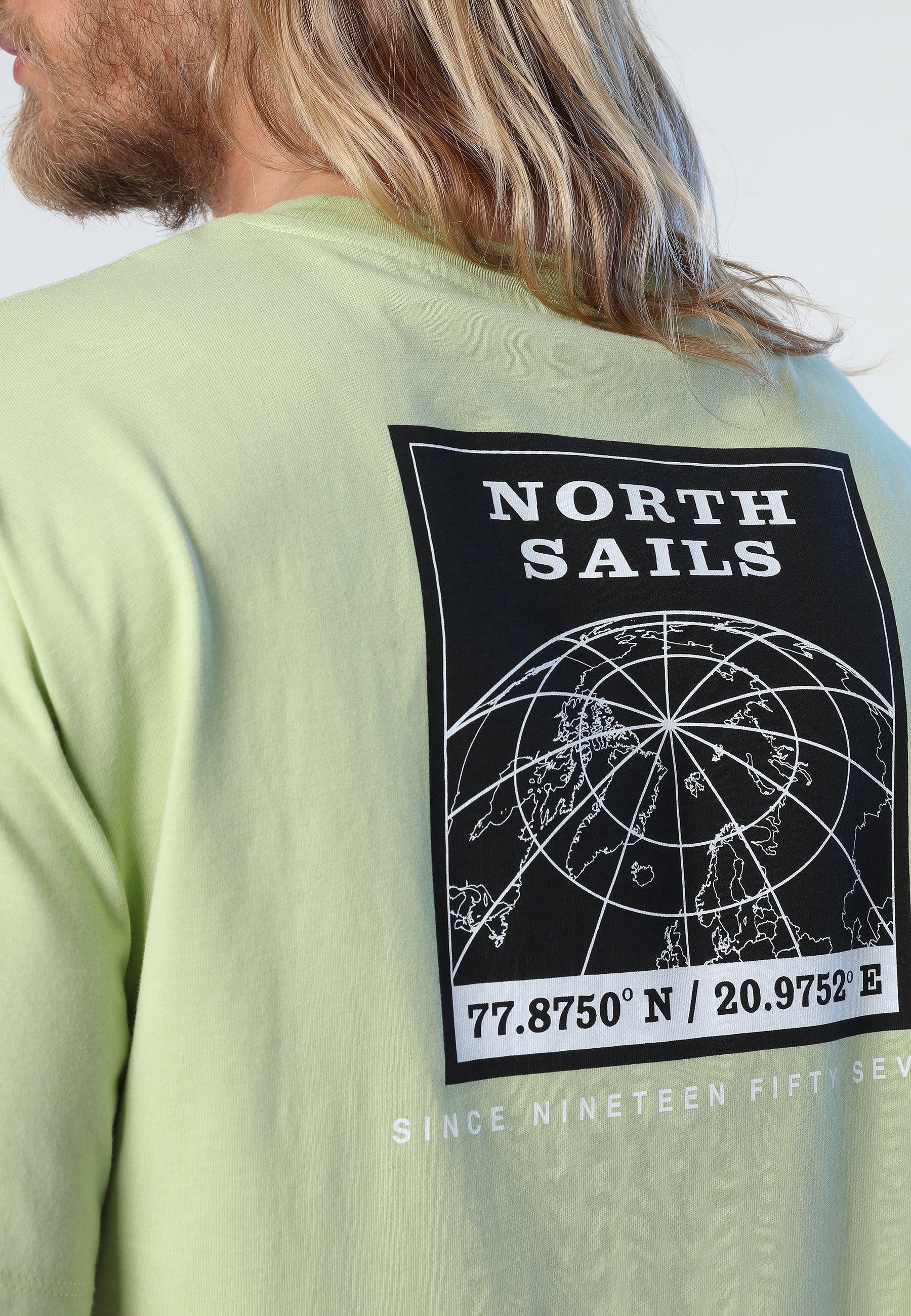print Sails T-Shirt with T-shirt T-Shirt ASPHALT North graphic