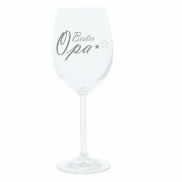 LEONARDO Weinglas Bester Opa, Glas, lasergraviert