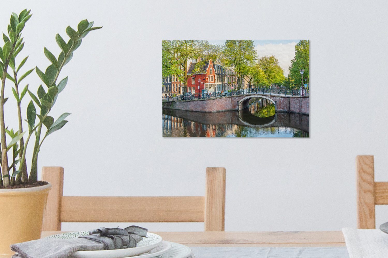 St), - Amsterdam Wanddeko, Aufhängefertig, cm OneMillionCanvasses® Leinwandbild Wandbild 30x20 (1 Niederlande - Startseite, Leinwandbilder,