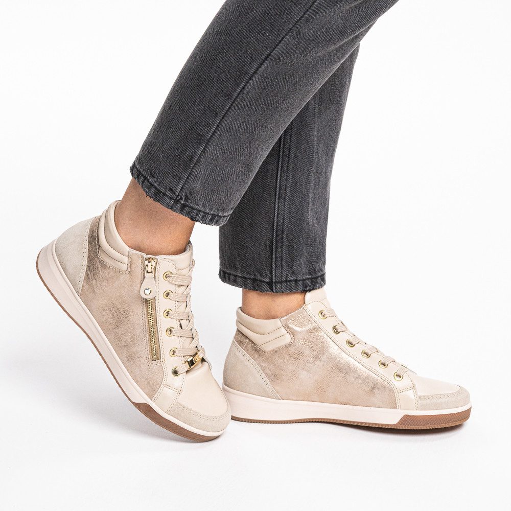 Ara ROM Sneaker, Freizeitschuh, High-Top-Sneaker, Schnürschuh in Schuhweite günstig online kaufen