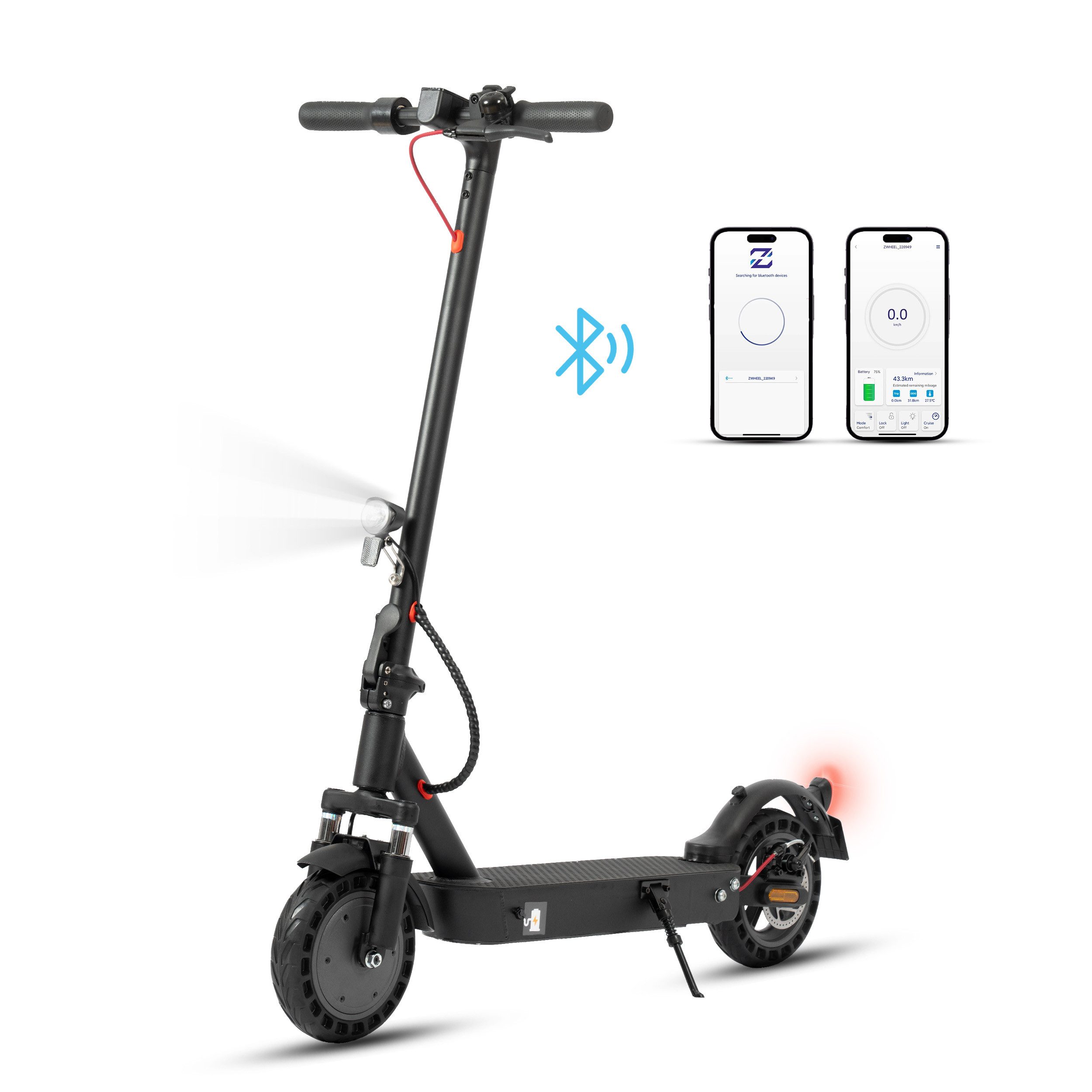 E-Scooter Elektroscooter 10 Zoll E9 Max E-roller mit Straßenzulassung (ABE)