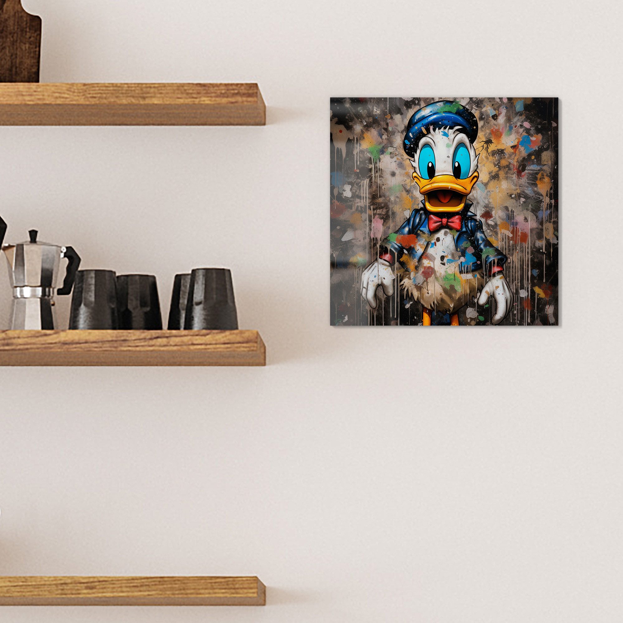 DEQORI Magnettafel 'Bunter Entencharakter', Whiteboard Pinnwand beschreibbar – Bild 3 von 5