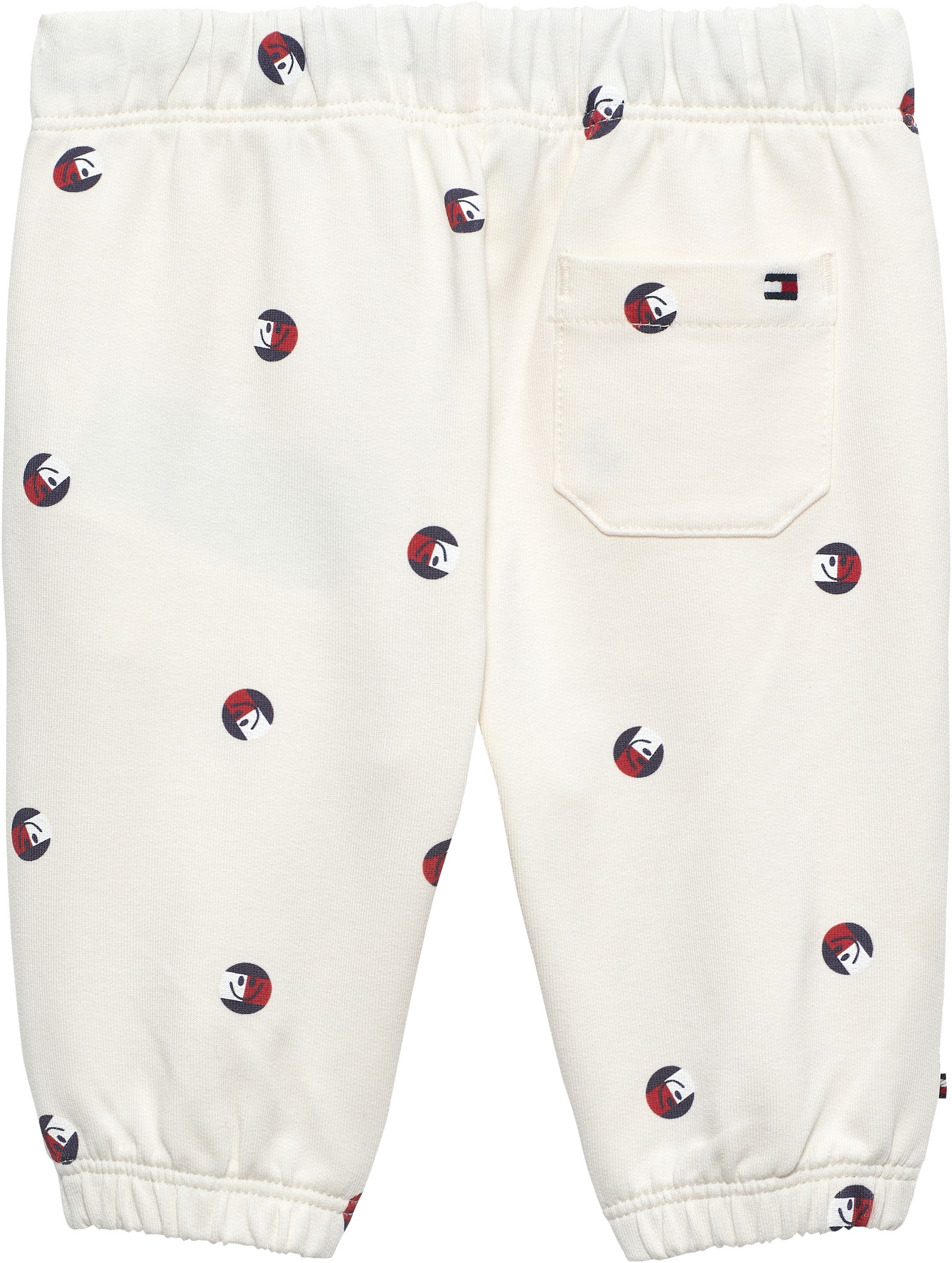 Tommy Hilfiger Sweathose ALLOVER PRINTED SWEATPANTS Regular fit mit elastischem Bund für Babys
