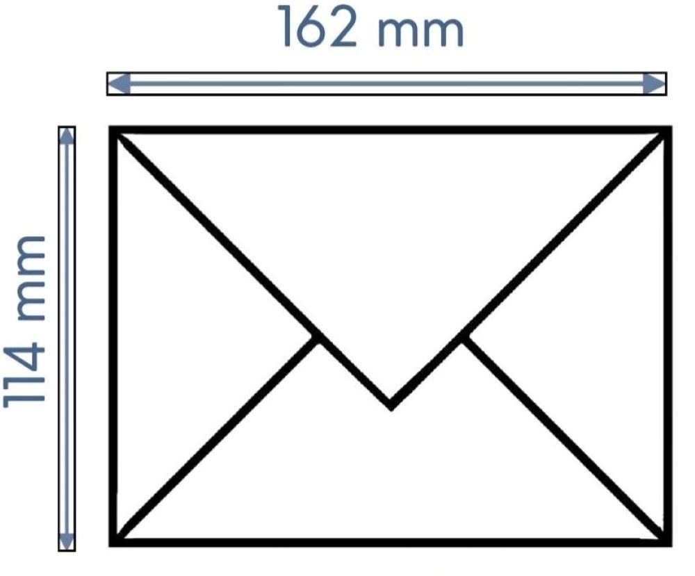 Briefumschläge24Plus Briefumschlag 25 St. C6 (114 x 162 mm) Briefumschläge nassklebend Weiß, C6 114 x 162 mm Recyceltes Material