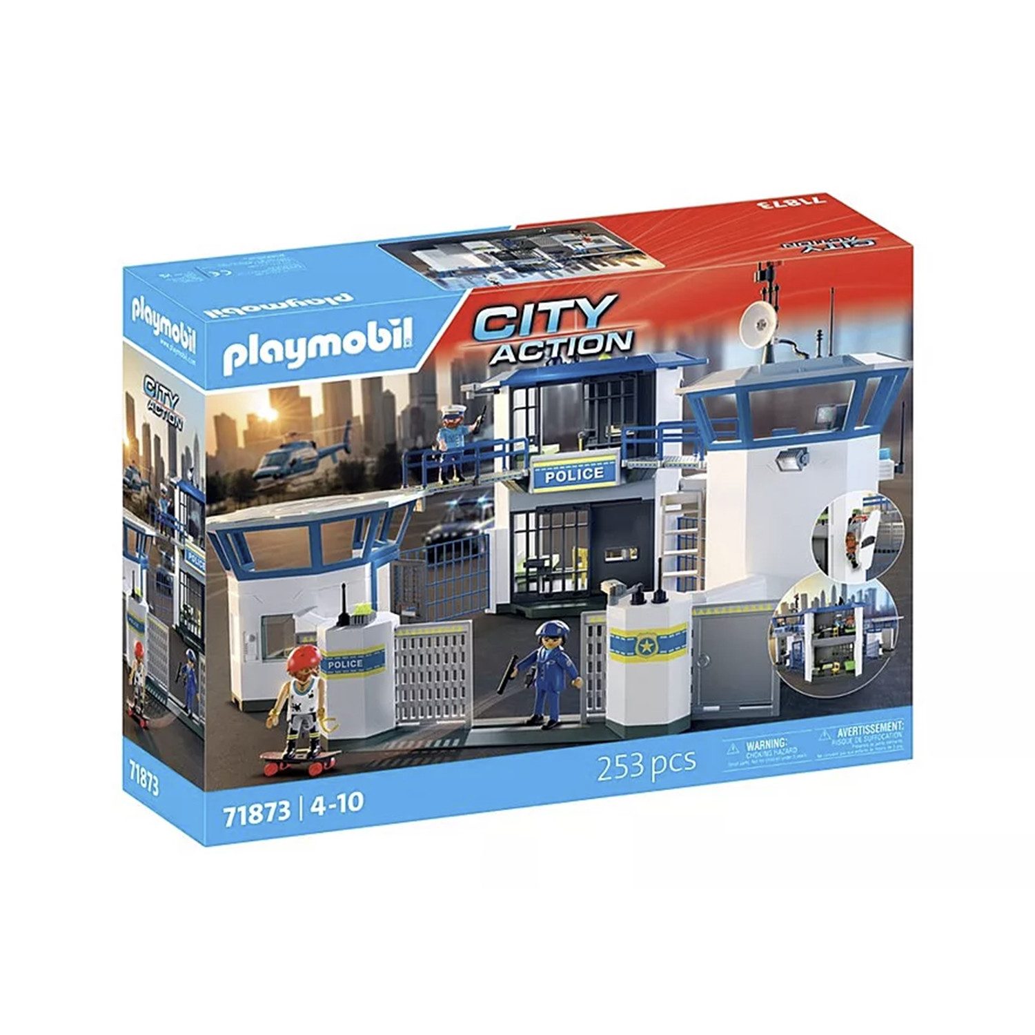 Playmobil® 71873 Polizei-Kommandozentrale Konstruktions-Spielset günstig online kaufen