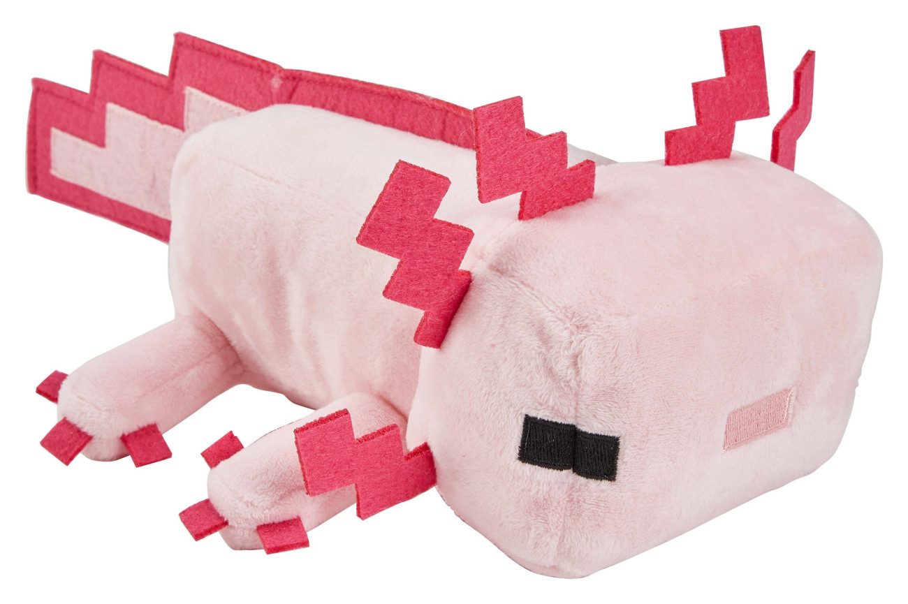 Plüschfigur Minecraft Plüschfigur Axolotl 20 cm