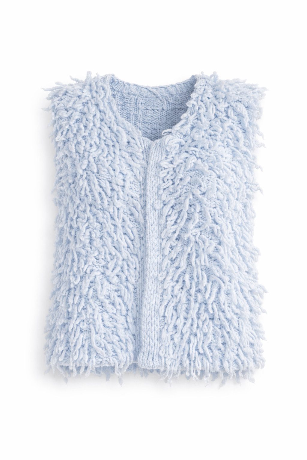 ITALY VIBES Strickjacke - Strickweste - Weste Ärmellos Damen ONE SIZE / passend für Größe S - XL