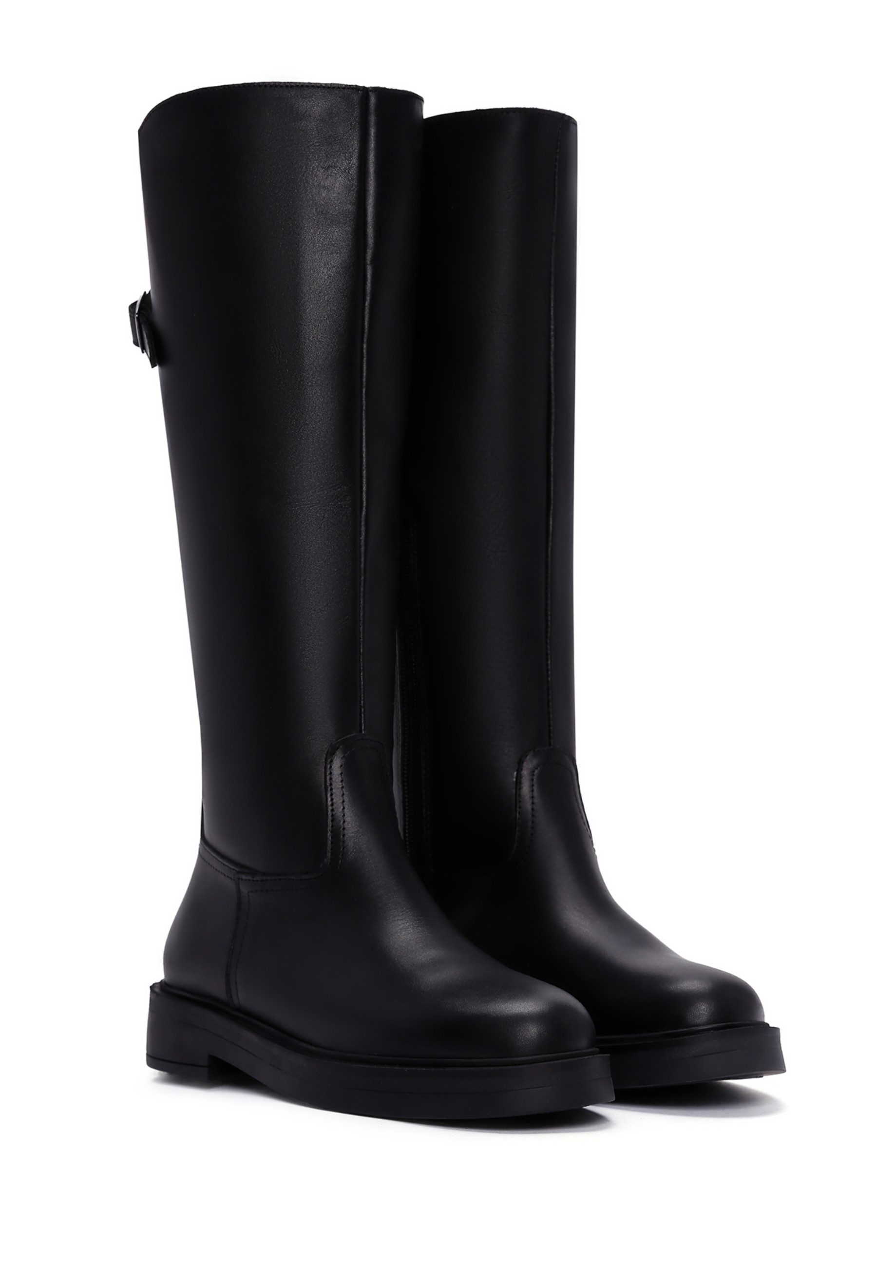 Derimod Stiefel aus Leder Bootsschuh Reißverschluss, Textilfutter, Thermosohle, Absatz 2 cm