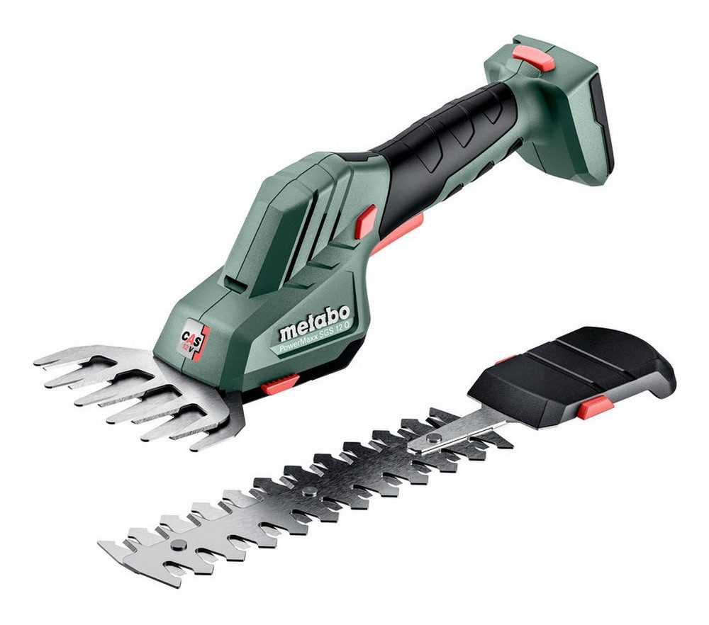 metabo Akku-Strauchschere PowerMaxx SGS 12 Q, Strauch- und Grasschere Ohne Akku im Karton