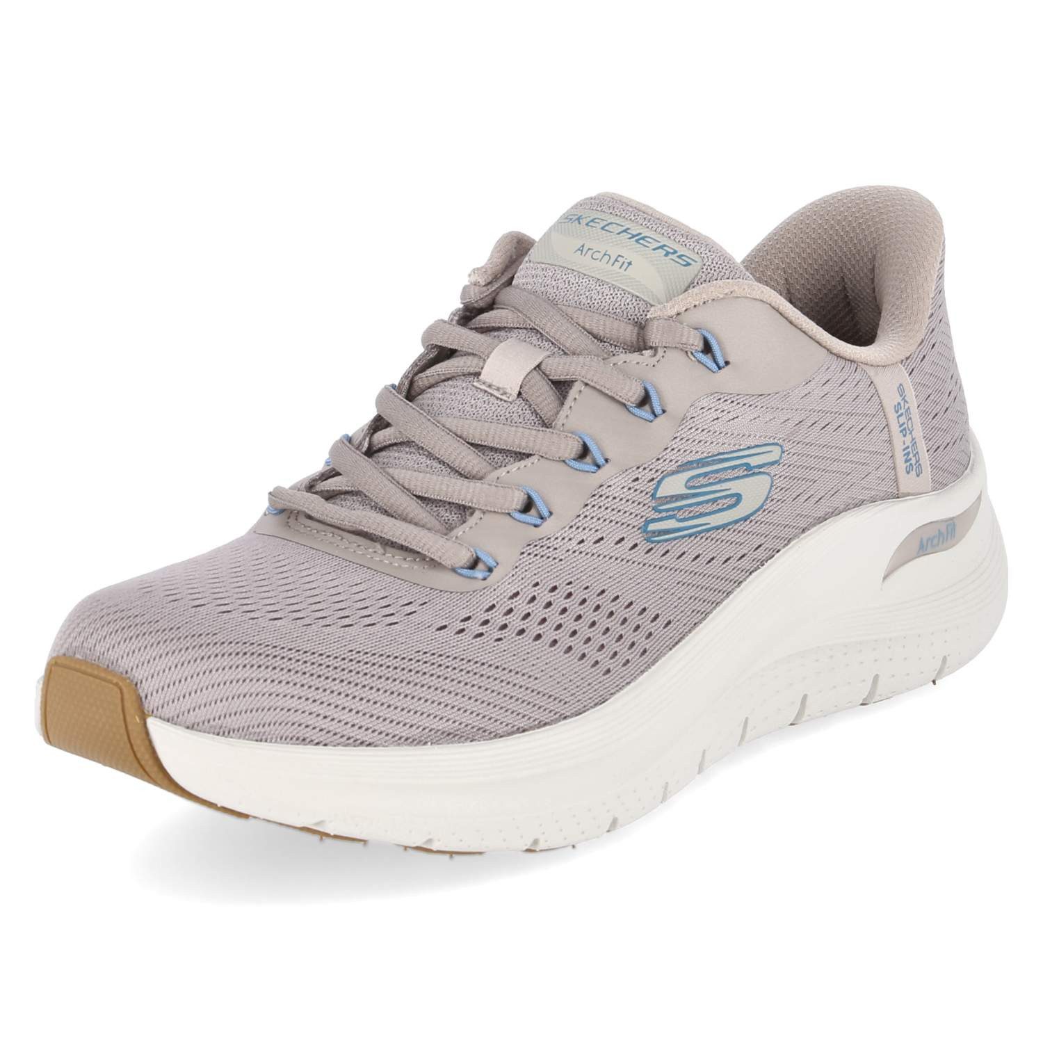 Skechers Skechers 232712 TPBL Herren Textil taupe Schnürschuh