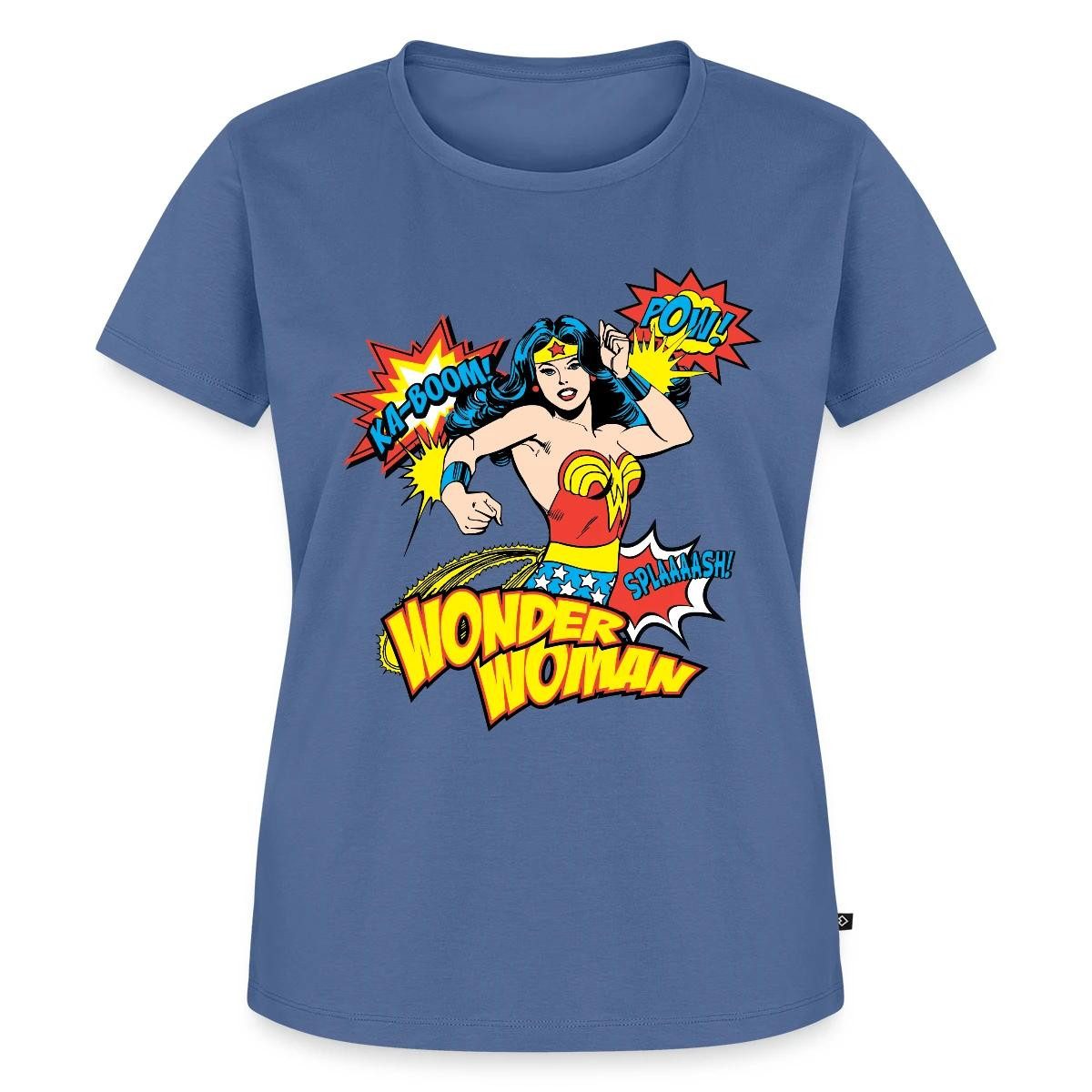 T-Shirt DC Comics Wonder Woman Retro Frauen Premium T-Shirt