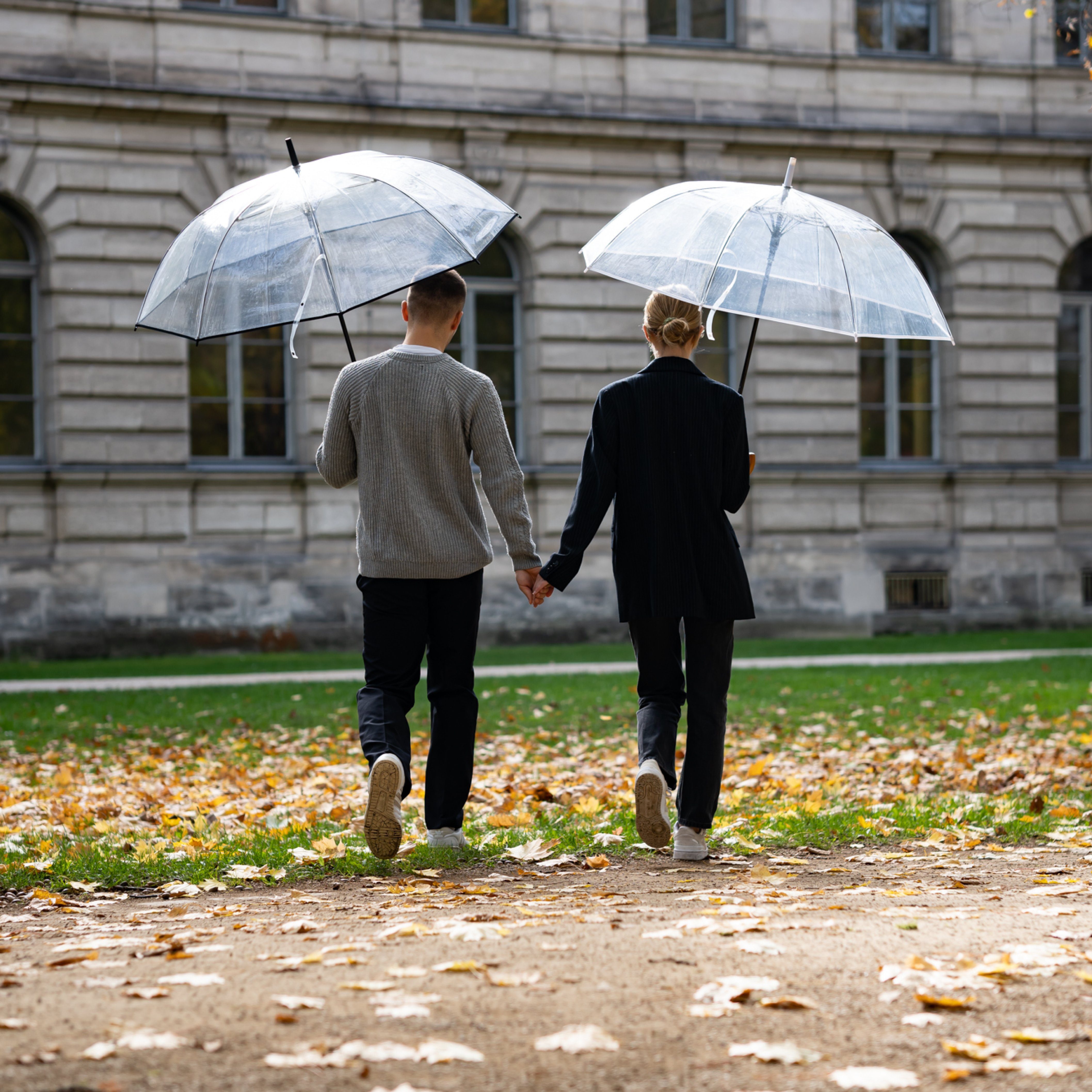 Logan & Barnes Stockregenschirm Transparent Cardiff, Sturmfest