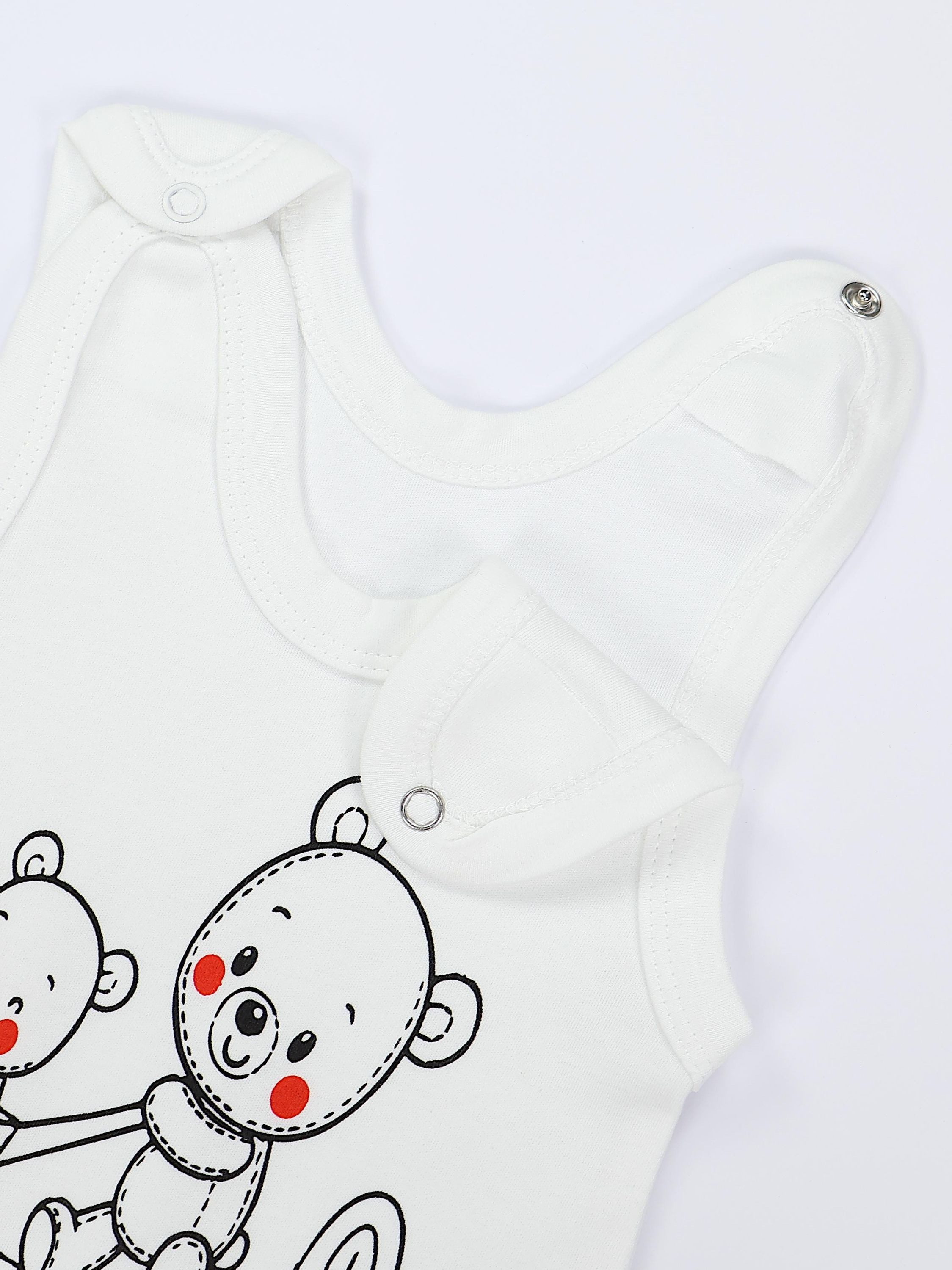 TupTam Strampler TupTam Baby Mädchen Jungen Strampler mit Langarmshirt Aufdruck Spruch