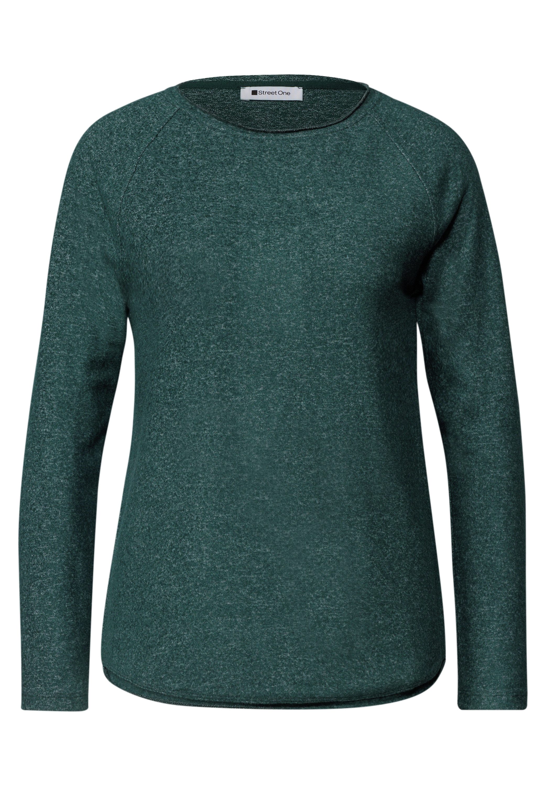 STREET ONE Langarmshirt aus softem Materialmix – Bild 4 von 5