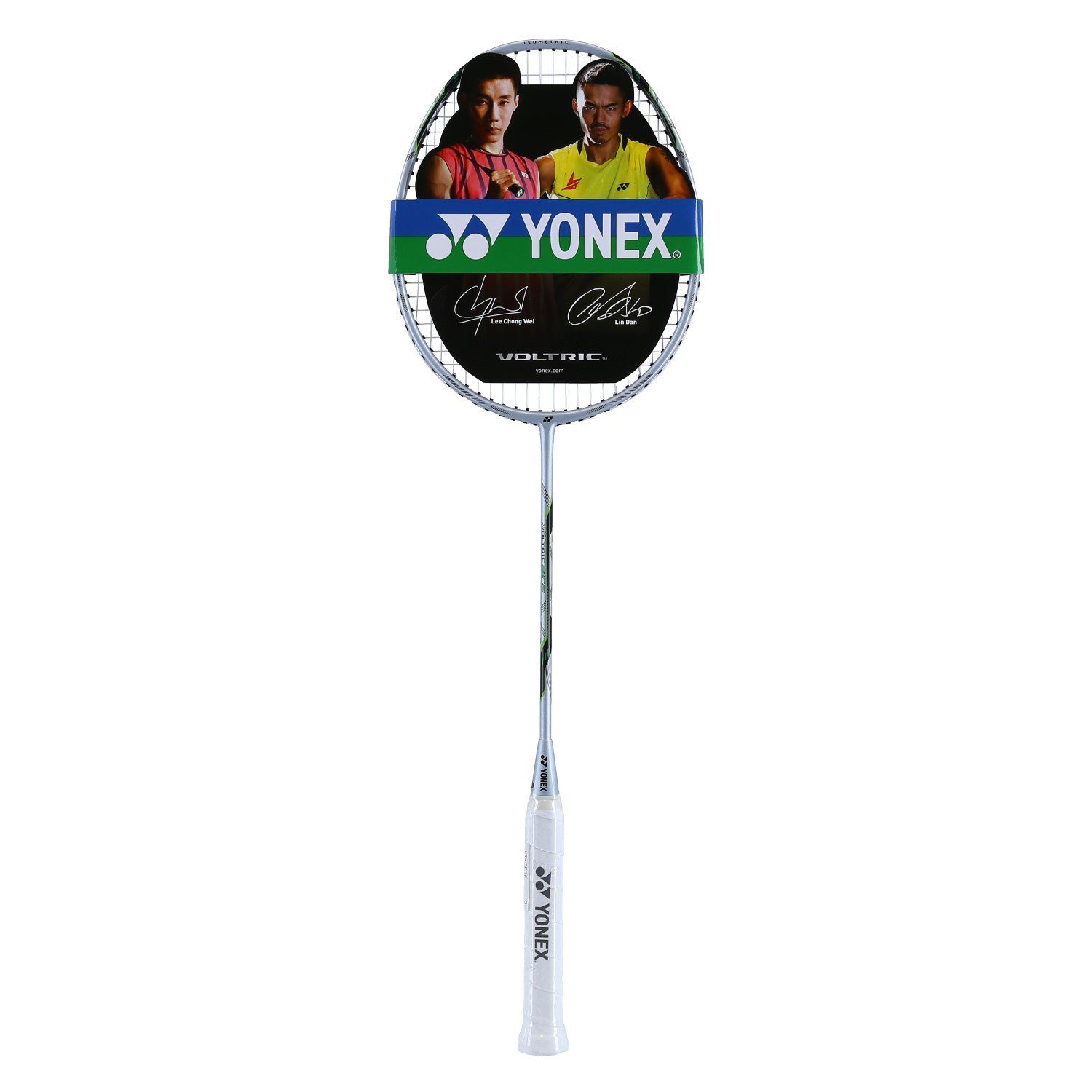 Yonex Badmintonschläger Voltric Ace (kopflastig, flexibel) eisblau - besaitet, Gewichtsklasse: 4U/G5