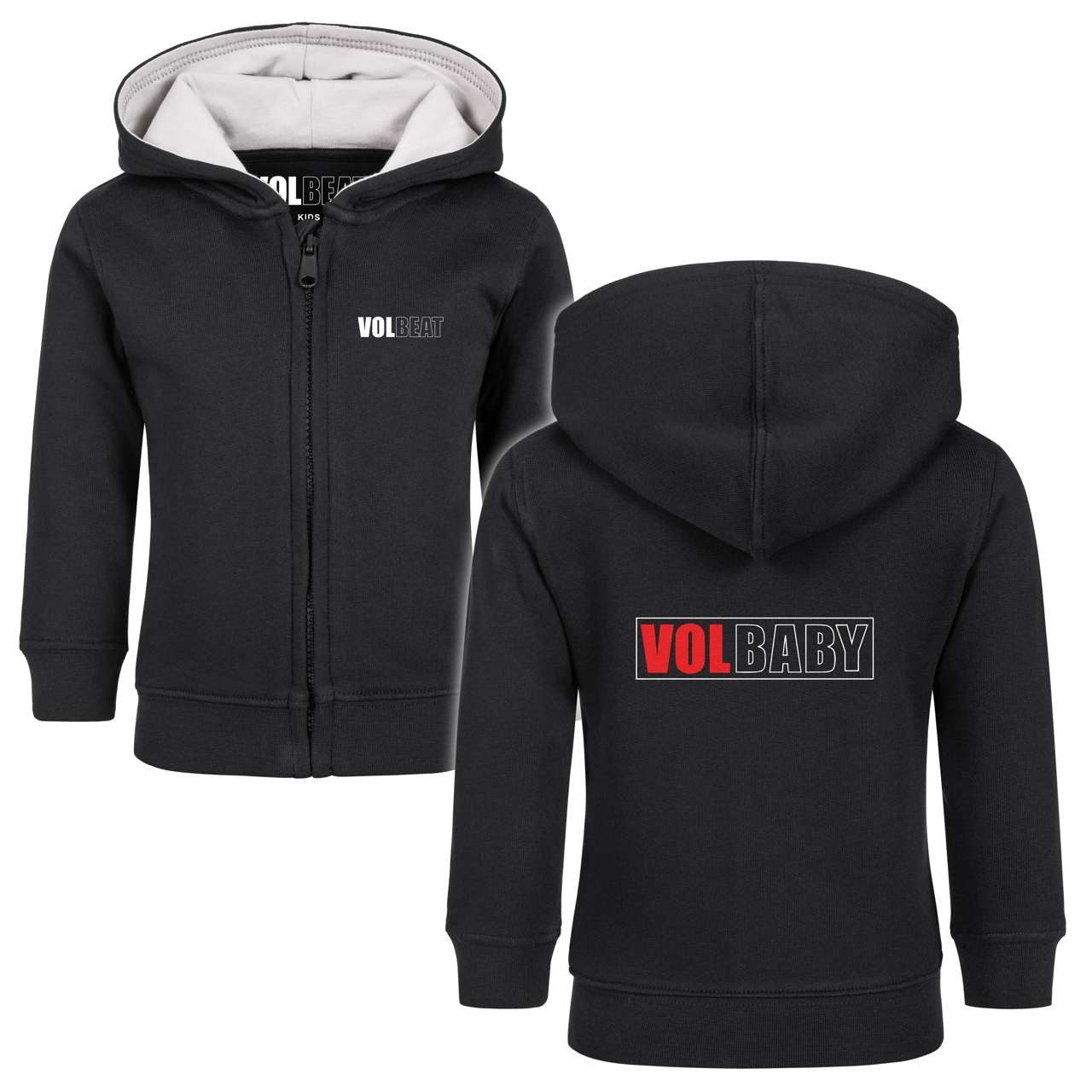 Kapuzensweatjacke mit Volbeat (VolBaby) Aufdruck für Babys (0–24 M)