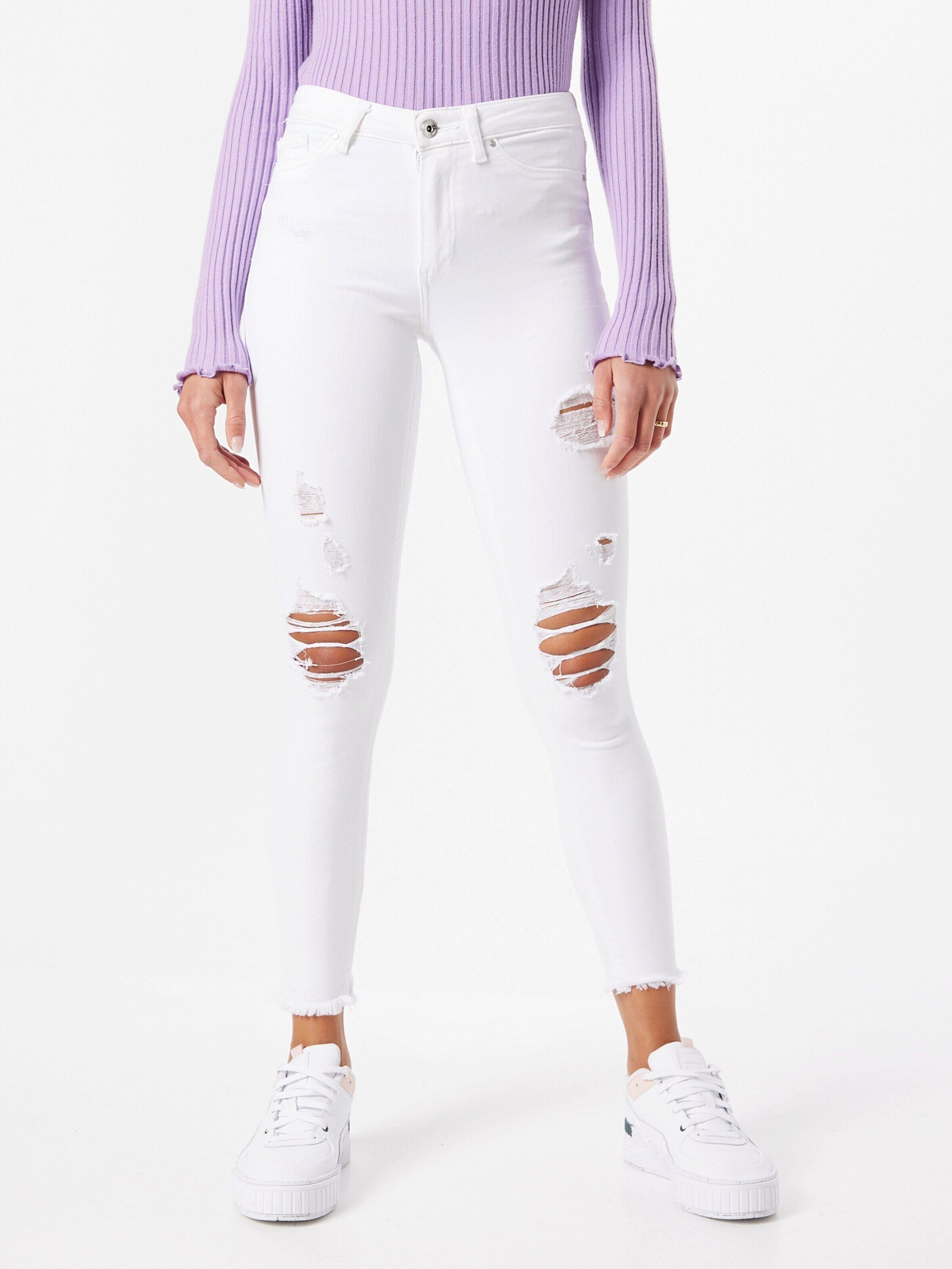 ONLY 7/8-Jeans Blush (1-tlg) Plain/ohne Details günstig online kaufen