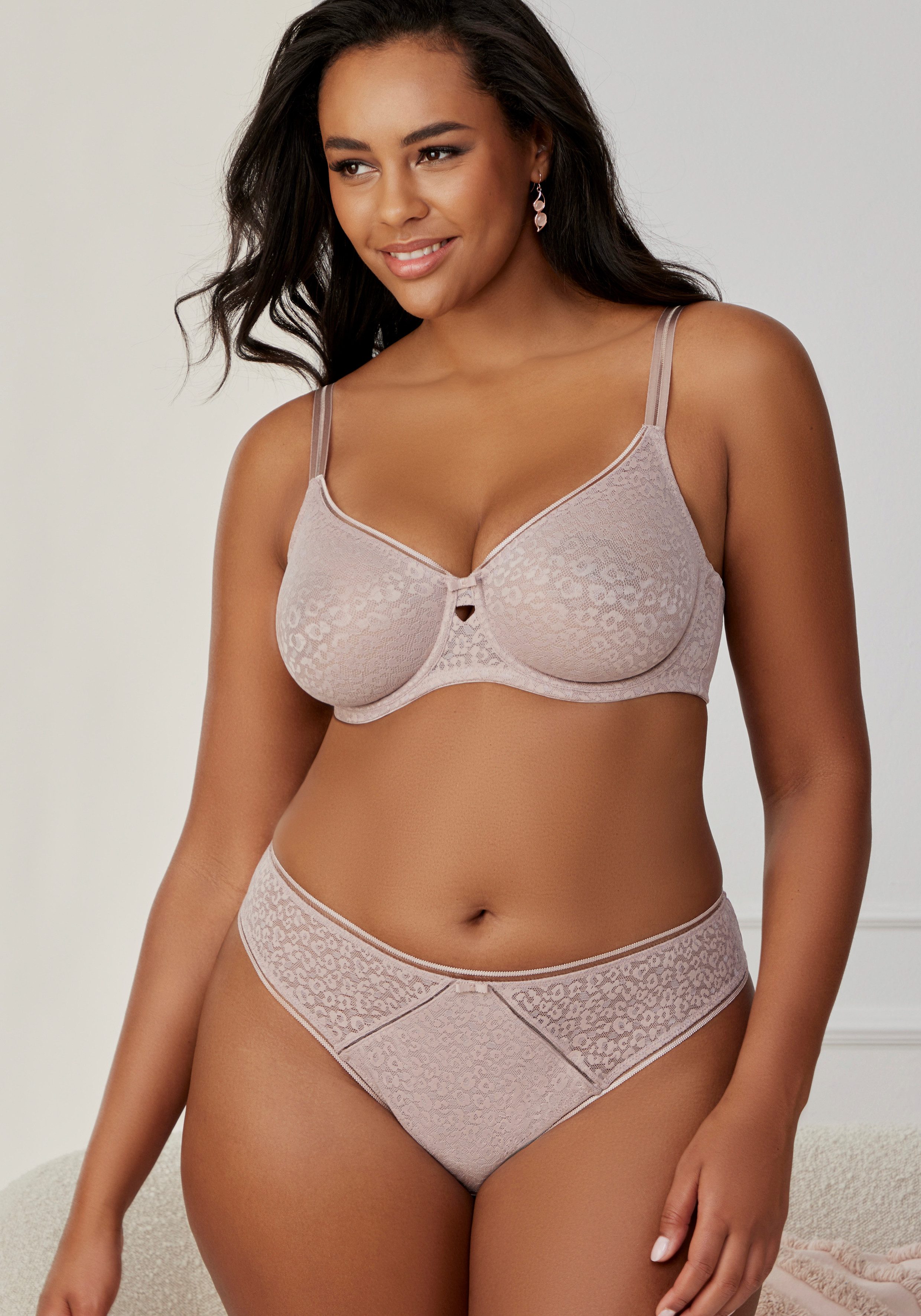 Nuance by Lascana Minimizer-BH mit Bügel, im angesagten Leo-Look – ideal für große Größen – Bild 4 von 5