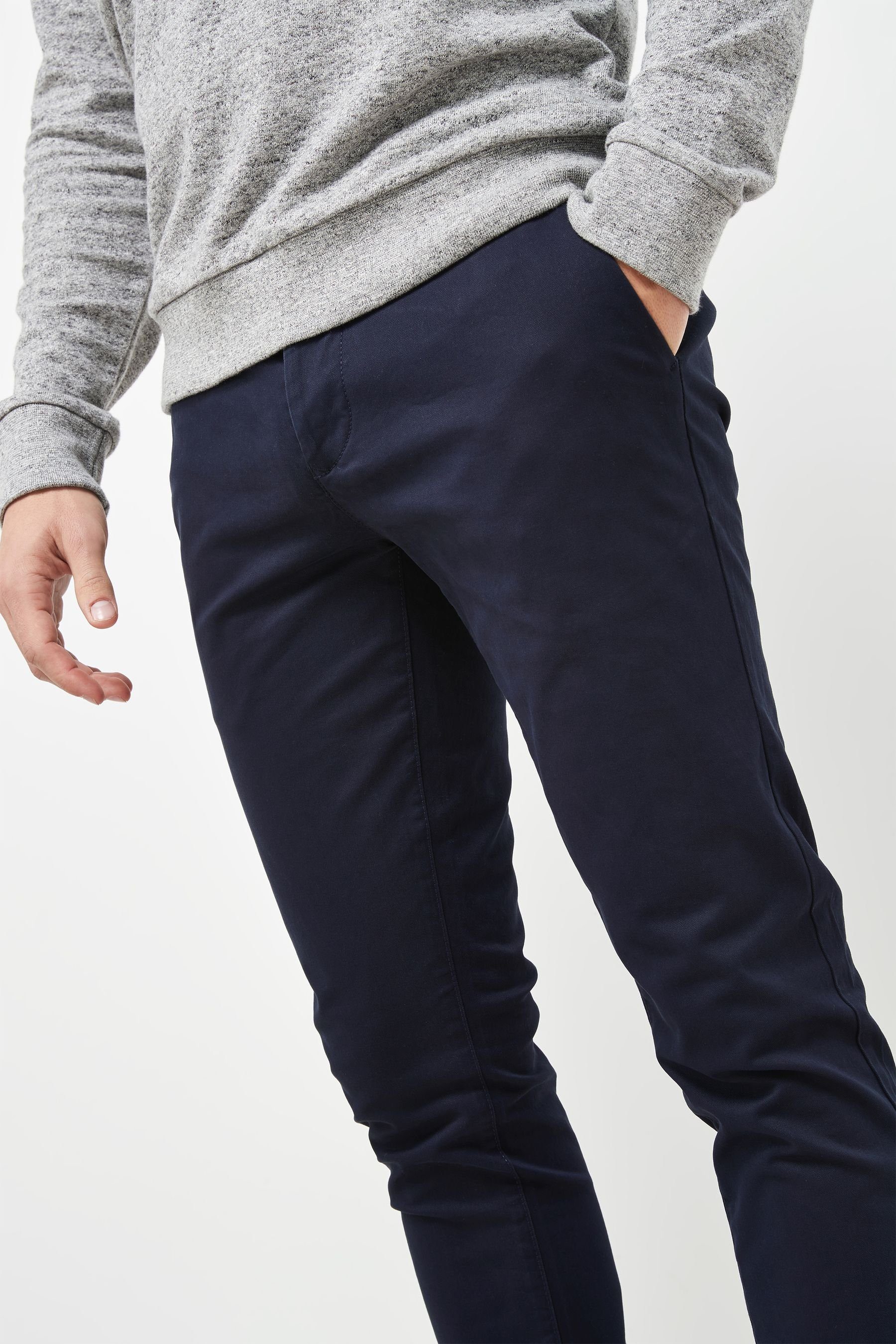 Next Chinohose Skinny-Fit-Chinohose mit Stretch (1-tlg)