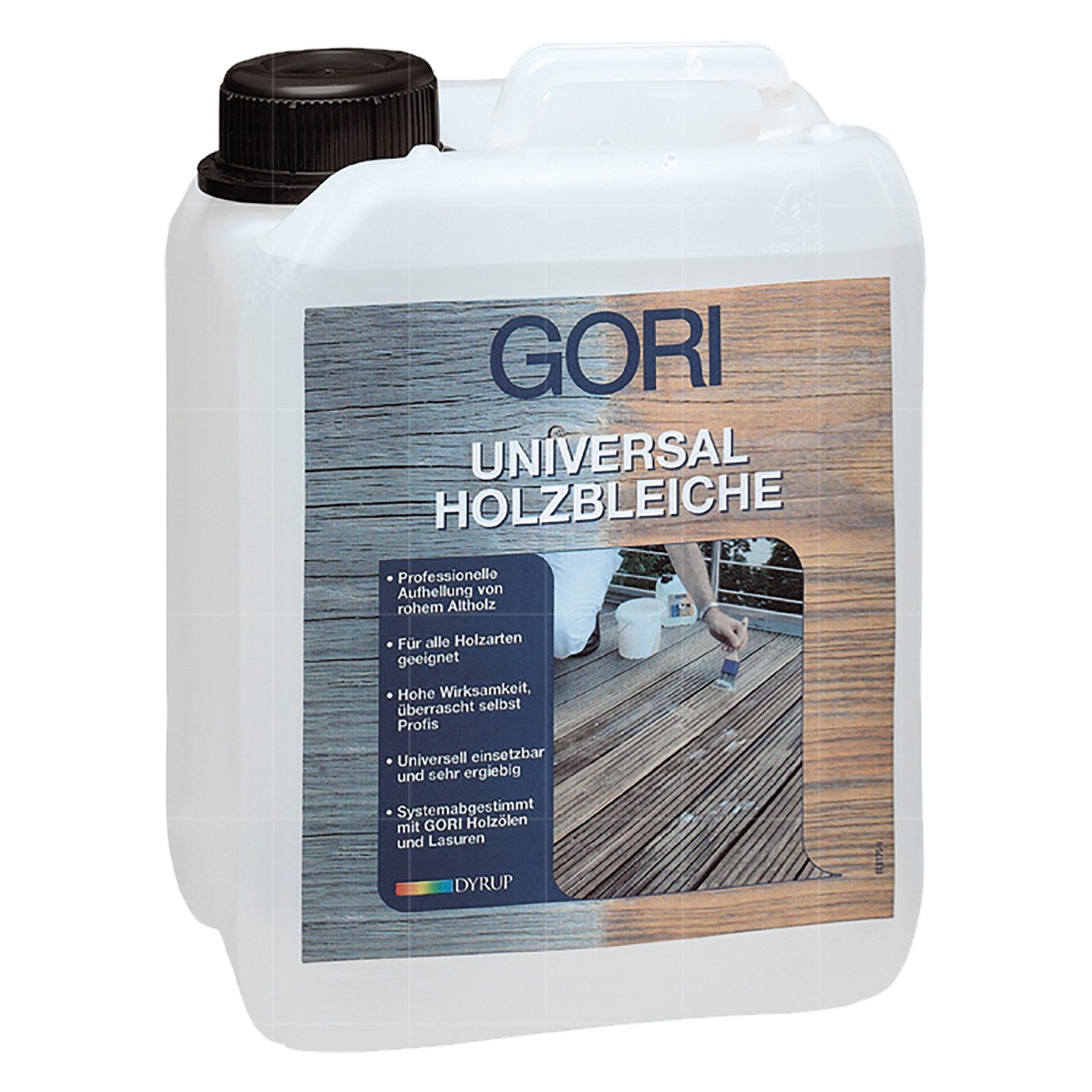 GORI Universal Holzbleiche - 2.5 Ltr (Farblos) Bleichmittel