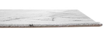 Teppich CRAFT, B 80 x L 150 cm, Grau, Marmoroptik, merinos, rechteckig, Höhe: 12 mm