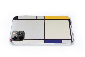 MuchoWow Handyhülle Tableau I - Piet Mondrian, Handyhülle Apple iPhone 13 Pro, Smartphone-Bumper, Print, Handy