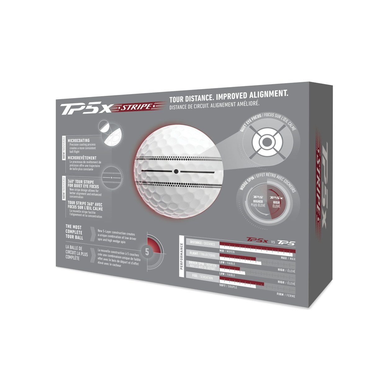 Taylormade Golfball TaylorMade Golfball TP5x Stripe