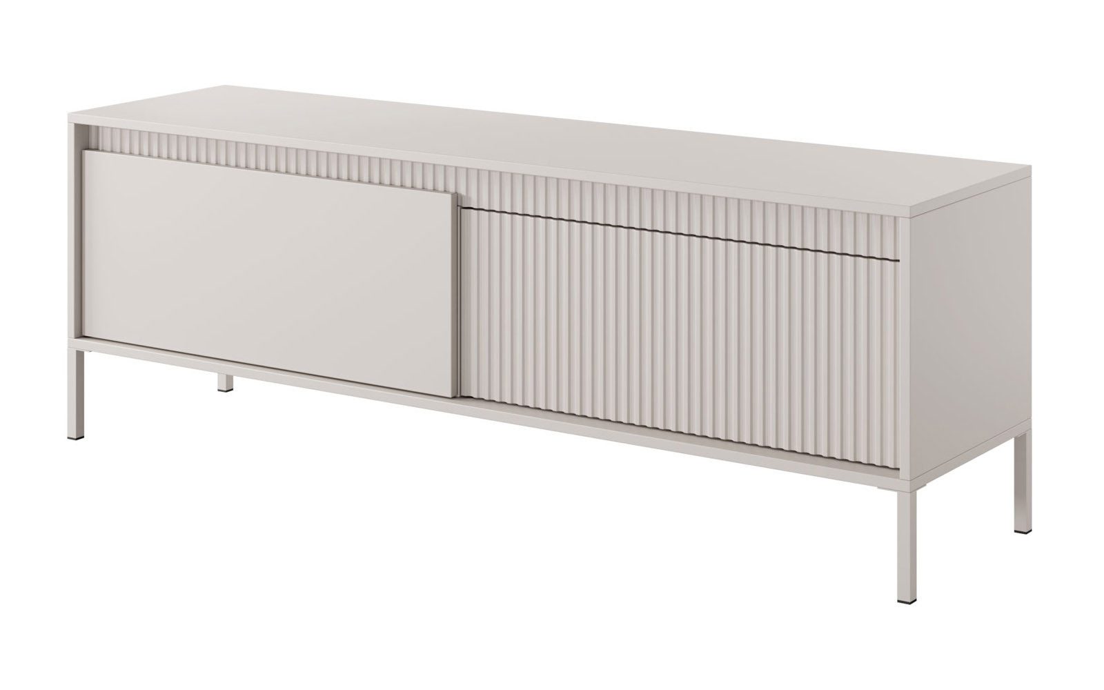 Feldmann-Wohnen Lowboard Senso (Senso, 1 St., Sideboard), 154x40x54cm beige Grifflos