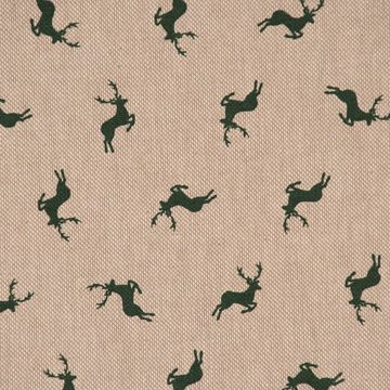 SCHÖNER LEBEN. Zugluftstopper SCHÖNER LEBEN. Zugluftstopper Simple Deer Hirsch klein natur grün, handmade