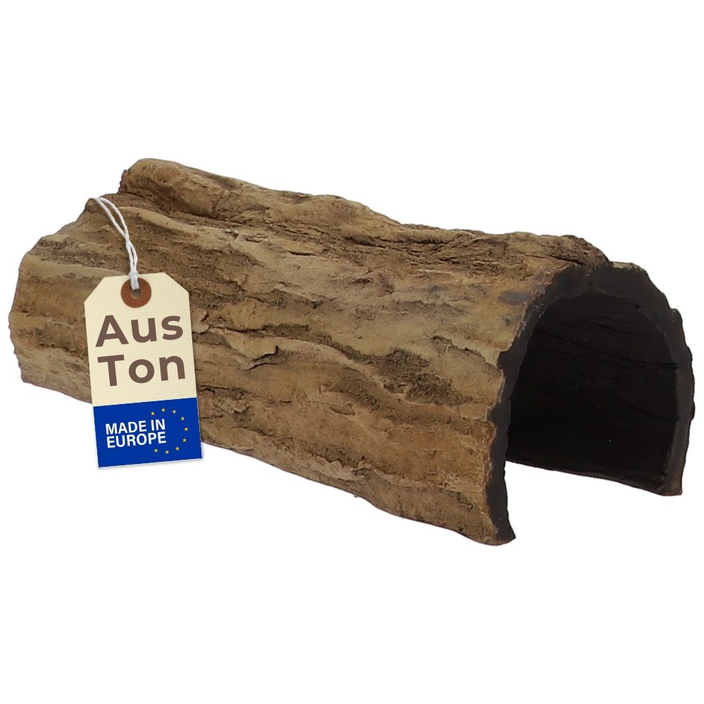 GarPet Aquariendeko Aquarium Deko Höhle Baumstamm Halbbogen Terrarium Deko fürs Aquarium
