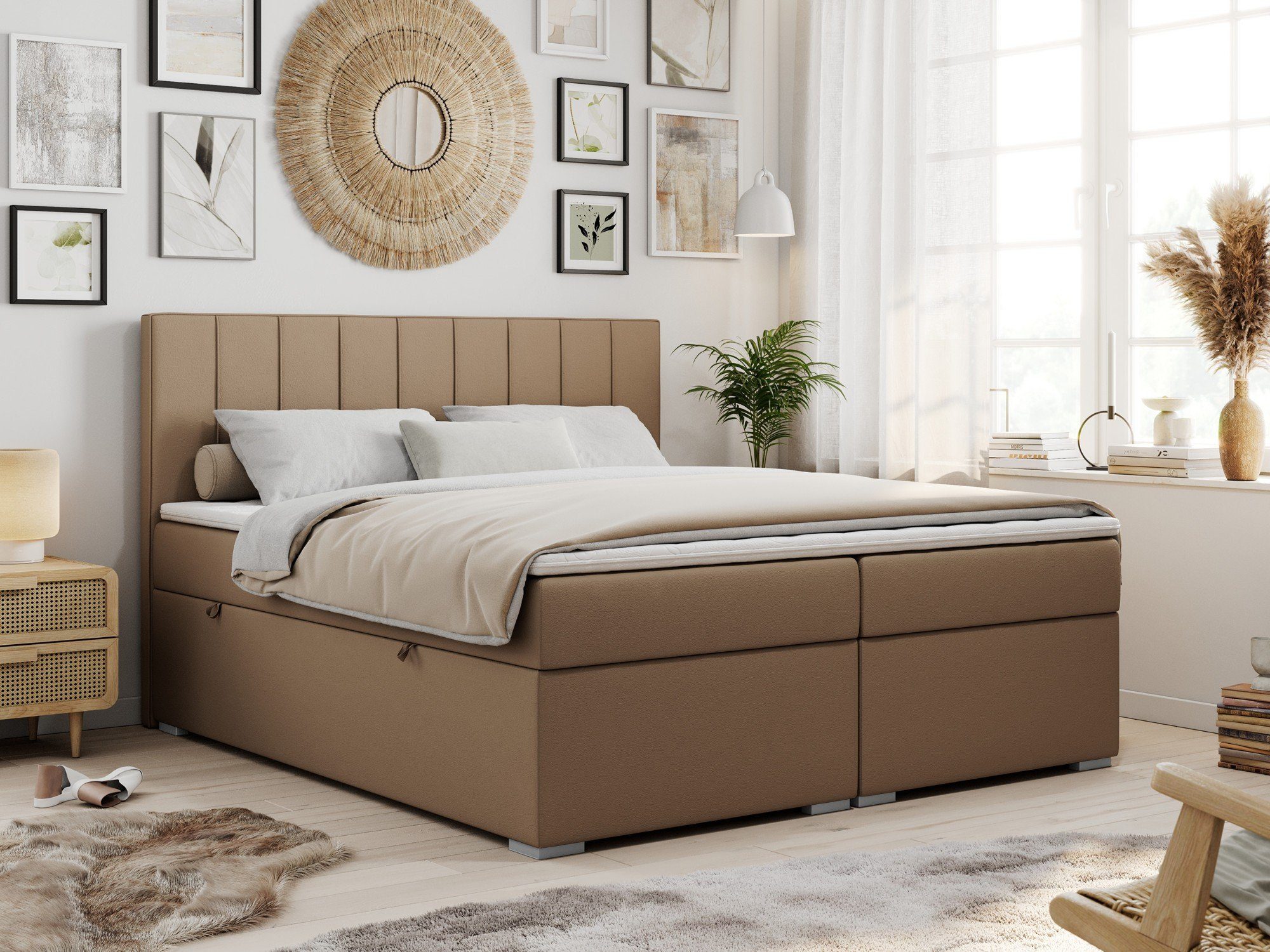 MKS MÖBEL Boxspringbett ALLY (Set, Packung, günstig online kaufen