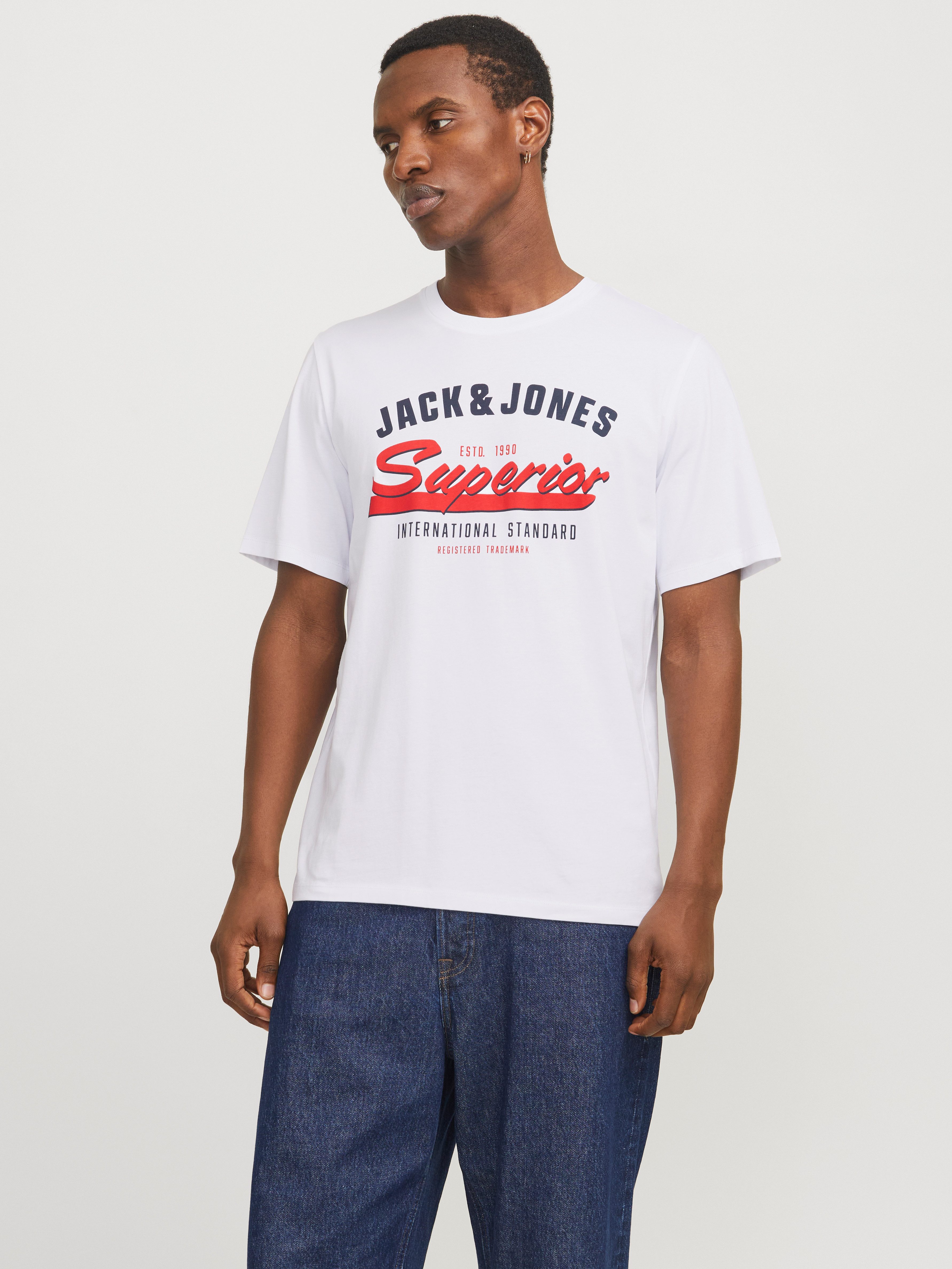 Jack & Jones Rundhalsshirt JJELOGO TEE günstig online kaufen