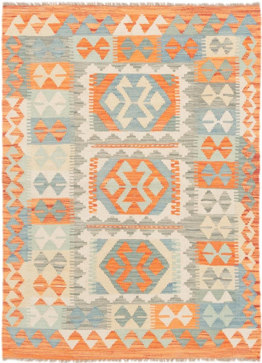 Orientteppich Kelim Afghan 108x148 Handgewebter Nain Höhe: Trading, mm 3 rechteckig, Orientteppich