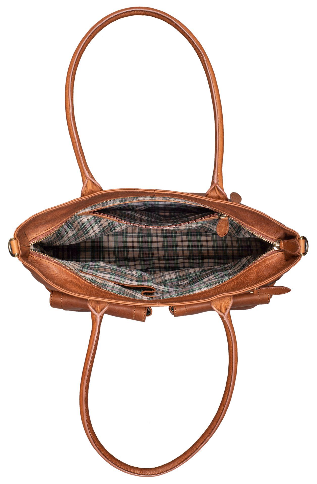 Benthill Handtasche Damen Echt Leder Vintage Henkeltasche Große Umhängetasche Shopper, Schultergurt / Umhängegurt Reißverschlussfach