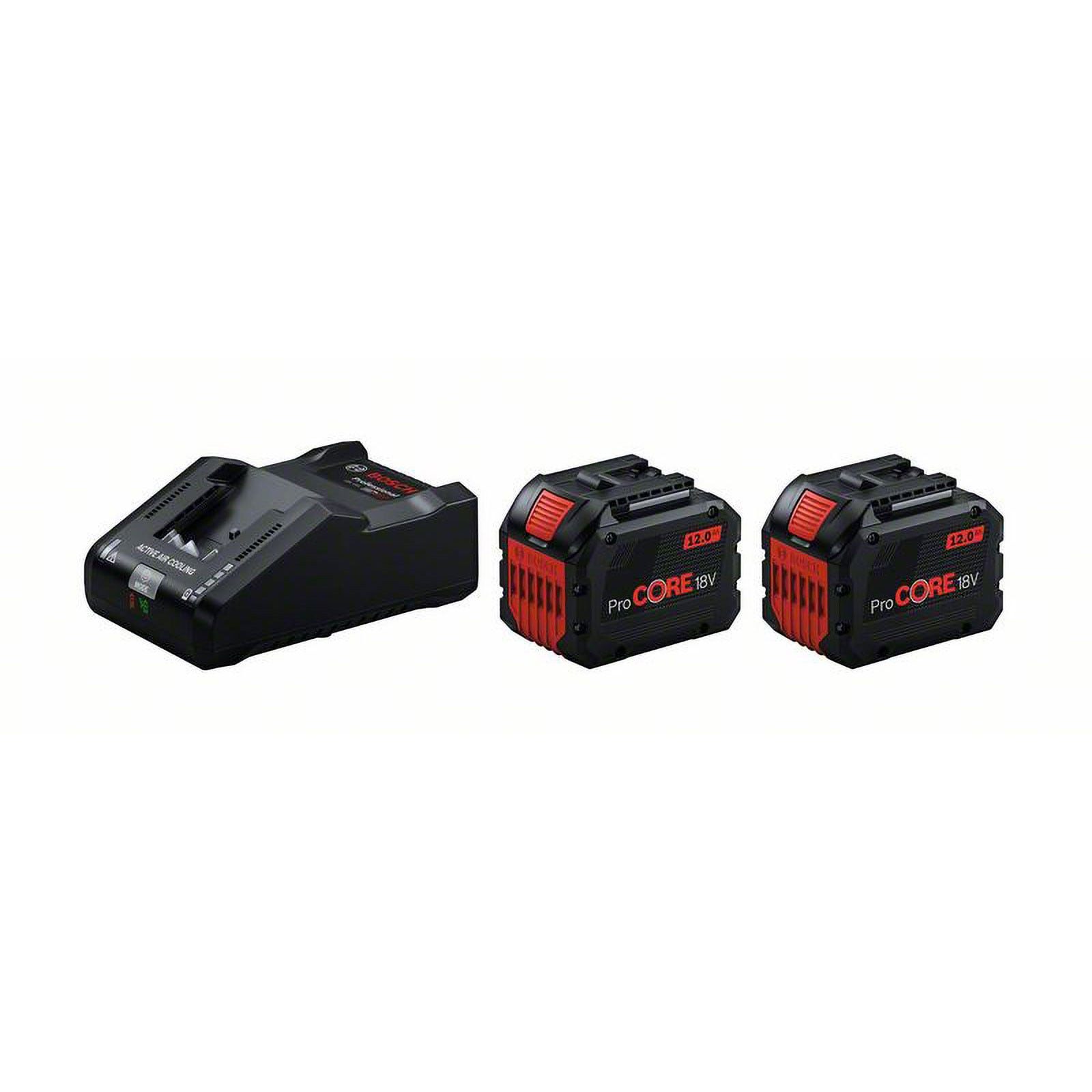BOSCH Bosch Starter-Set 2x ProCORE18V 12,0 Ah + GAL 18V-160 - 1600A02T5W Werkzeug-Akku-Ladetechnik