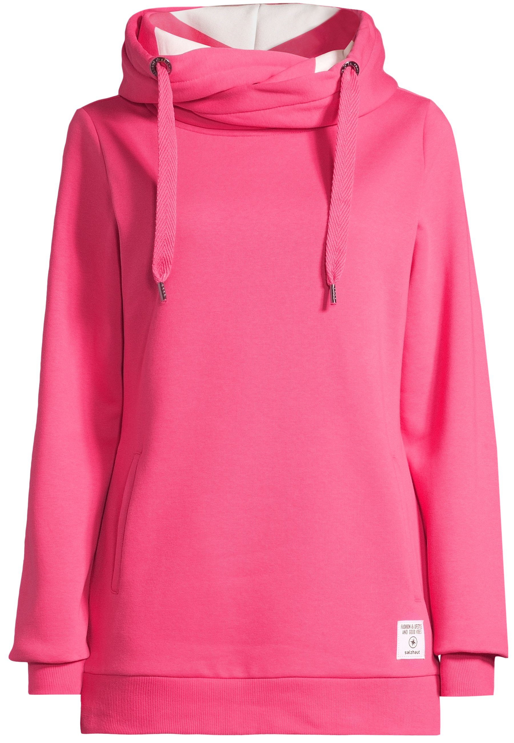 salzhaut Hoodie NOBERSCH Damen Leicht tailliert Damen Kapuzenpullover– läss günstig online kaufen