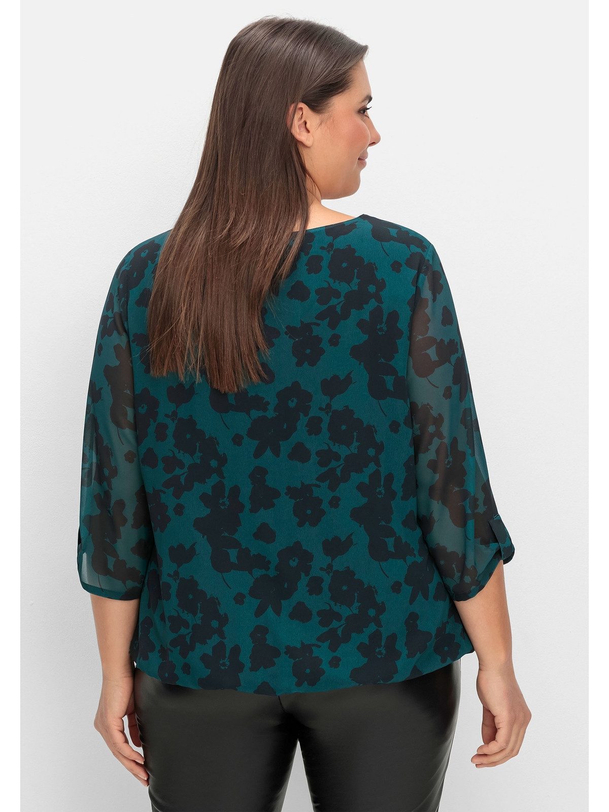 Sheego Tunika Große Größen aus Chiffon, günstig online kaufen